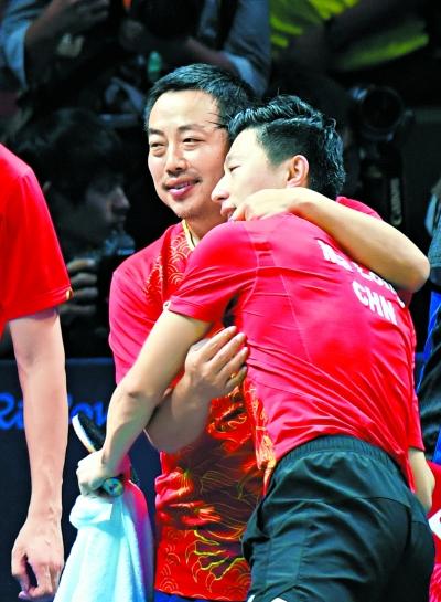 德国队碾压韩国队，张继科扛起全队